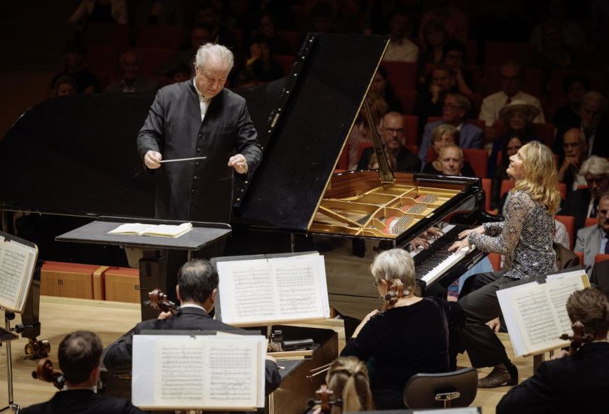 Musikfestspiele Dresden / Pittsburgh Symphony Orchestra mit Manfred Honeck und Hélène Grimaud © Oliver Killig