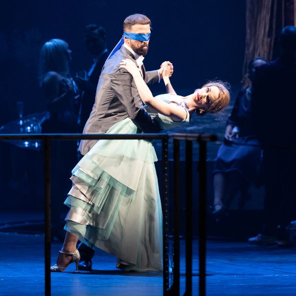 Staatsoper Prag / BALL IM SAVOY hier Vanda Sipova (Madeleine) und Czaba Kotlar (Aristide) © Zdenek Sokol