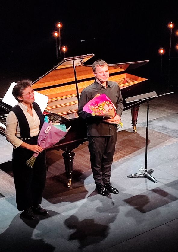 THÉÂTRE DE L’ATHÉNÉE PARIS / Marc Mouillon, Baritenor und Anne le Bozec, Klavier © Peter Michael Peters