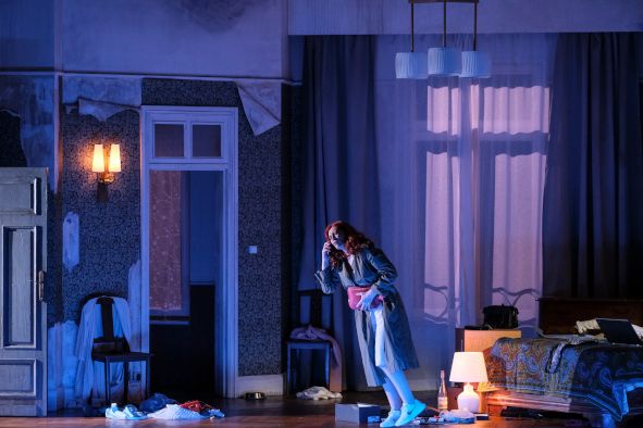 Opéra national du Rhin / La Voix Humaine hier Patricia Petibon als Elle © Klara Beck 
