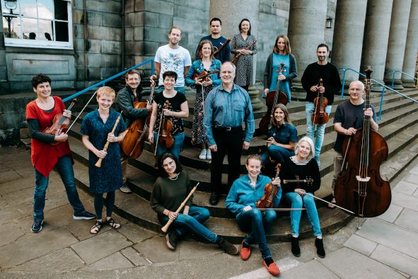 Saffron Hall/ DUNEDIN CONSORT - hier das Ensemble © Jen Owens Images