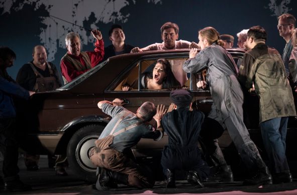 Landestheater Detmold / LADY MACBETH VON MZENSK hier Szenefoto © Matthias Jung