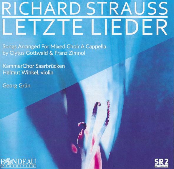 CD - LETZTE LIEDER - Richard Straus - Rondeau Productions - RP6241