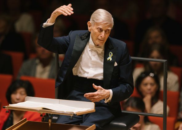 Dresden Kulturpalast / Chamber Orchestra of Europe hier Dirigent Herbert Blomstedt © Oliver Killig