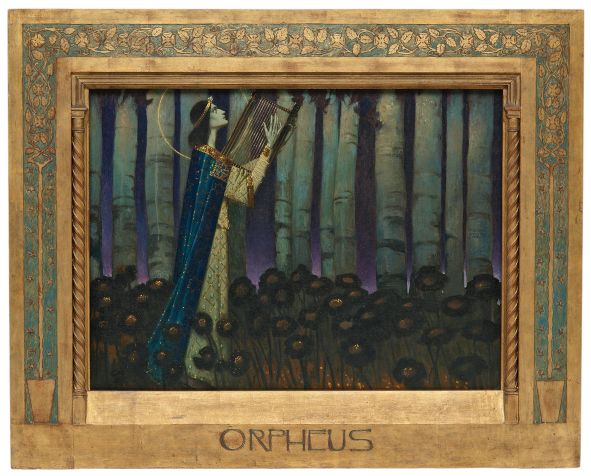 LWL Münster / Melchior Lechter - Orpheus, 1896 © LWL / Hanna Neander