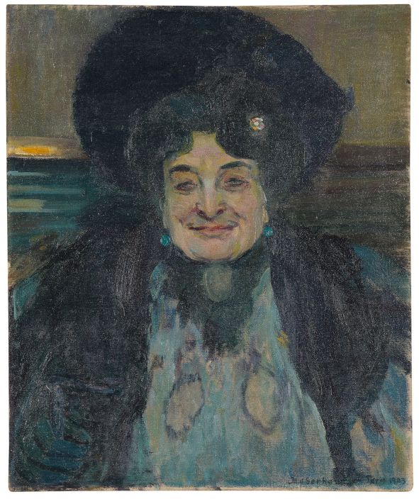 LWL Münster / Ida Gerhardi - Chanteuse (Madame de Riau), 1903, © LWL / Hanna Neander