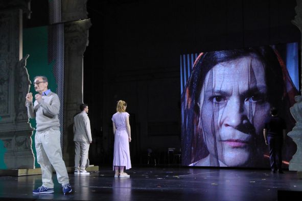 Bayerische Staatsoper / Il ritorno / Das Jahr des magischen Denkens hier Szenefoto © W. Hoesl