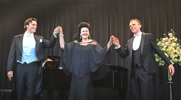 Gänserndorf / Richard Wagner Hommage hier Thomas Weinhappel, Ursula Wies, Frank Bornemann © Marcus Haimerl