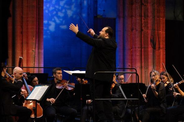 Festival de Saint-Denis Paris / Mahler Chamber Orchestra hier Andris Nelsons, Dirigent und Orchester © Edouard Brane