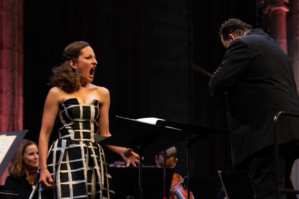 Festival de Saint-Denis Paris / Mahler Chamber Orchestra mit Christiane Karg, Sopran und Orchester © Edouard Brane