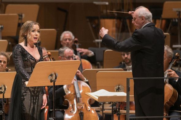 Kulturpalast / DRESDNER PHILHARMONIE, Mirjam Mesak und Marek Janowski © Oliver Killig